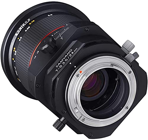 SAMYANG 885175 24/3,5 Objektiv DSLR T/S Canon EF manueller Fokus Tilt and Shift Fotoobjektiv Weitwinkelobjektiv schwarz – Bild 6
