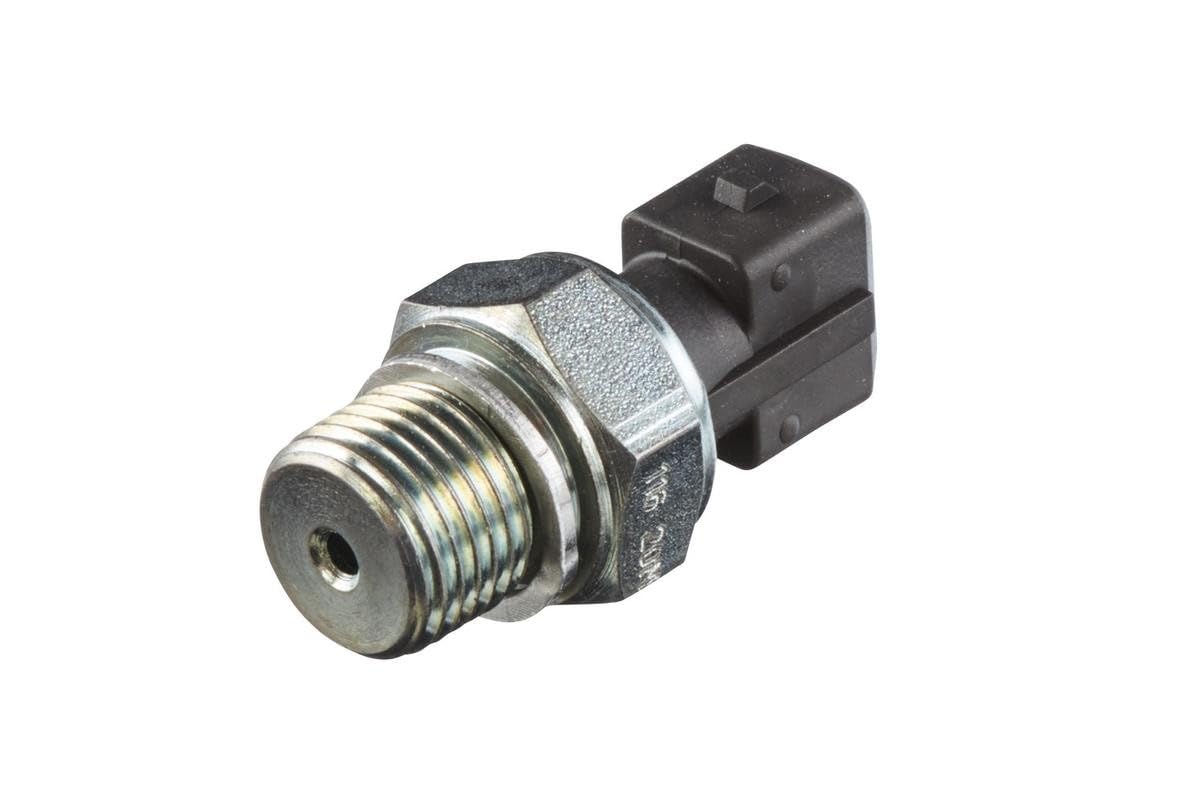 HELLA 6ZL 003 259-591 Oil Pressure Switch - 12V - 1-pin connector - Normally Closed Contact - Colour: Black