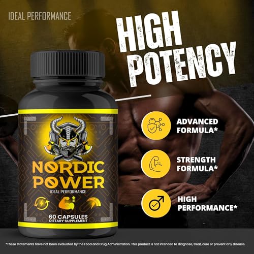Image of Nordic Power Pills, Official Nordic Power Capsules - Maximum Strength Energy, Stamina and Performance, Premium Formula to Support Overall Well-Being, Natural NordicPower Pastillas Review (2 Pack)
