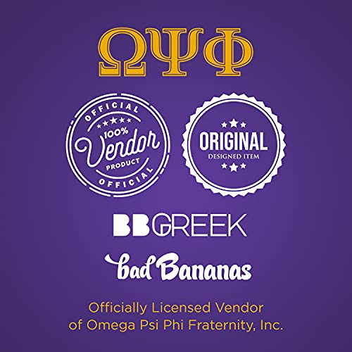 BBGreek Omega Psi Phi Fraternity Paraphernalia - Colección de camisetas de béisbol - Vendedor oficial miniatura 7