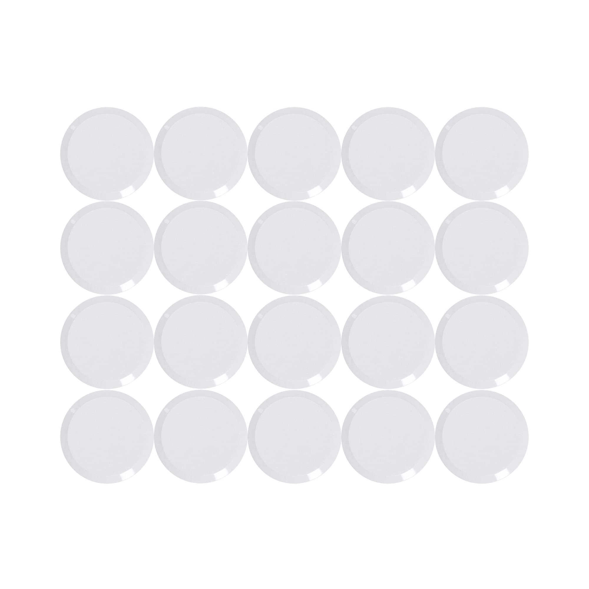 MAUL MAULpro 20 mm 0.3 kg Round Whiteboard Magnets - White (Pack of 20)