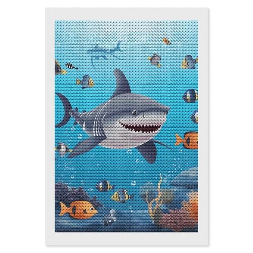 Kit d'art diamant adultes motif océan à offrir en cadeau créatif