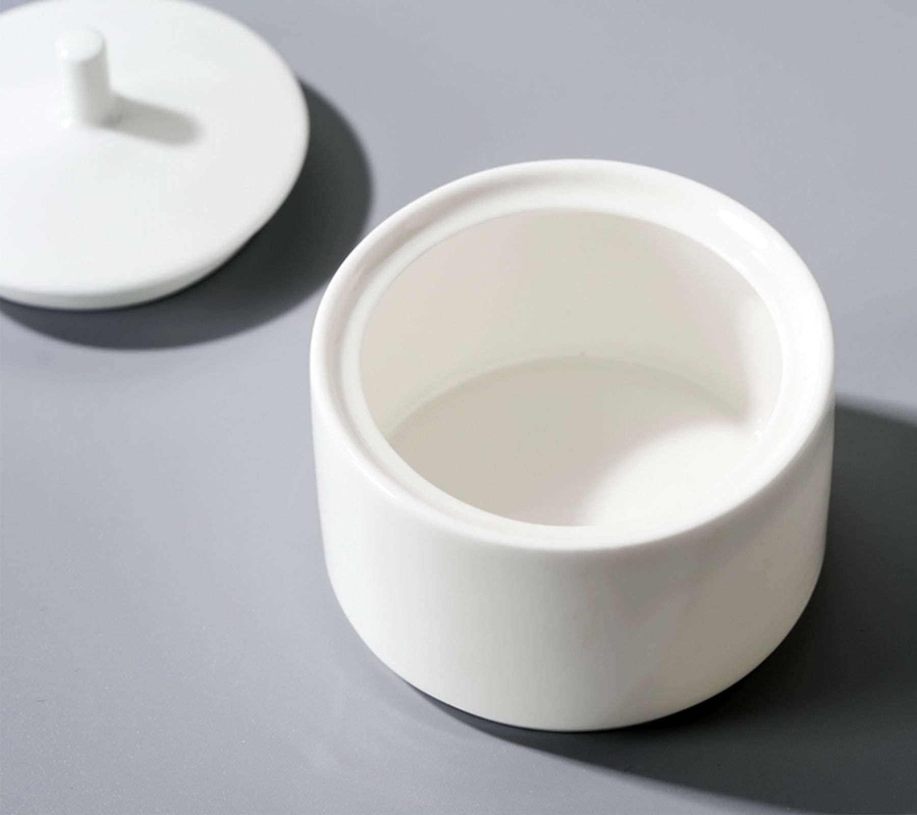 Set di barattoli per spezie, lattiera, lattiera e zucchero, zuccheriera in ceramica con coperchio e lattiera, lattiera e zuccheriera, lattiera, zuccheriera, set per servire il caffè, zuccheriera bian