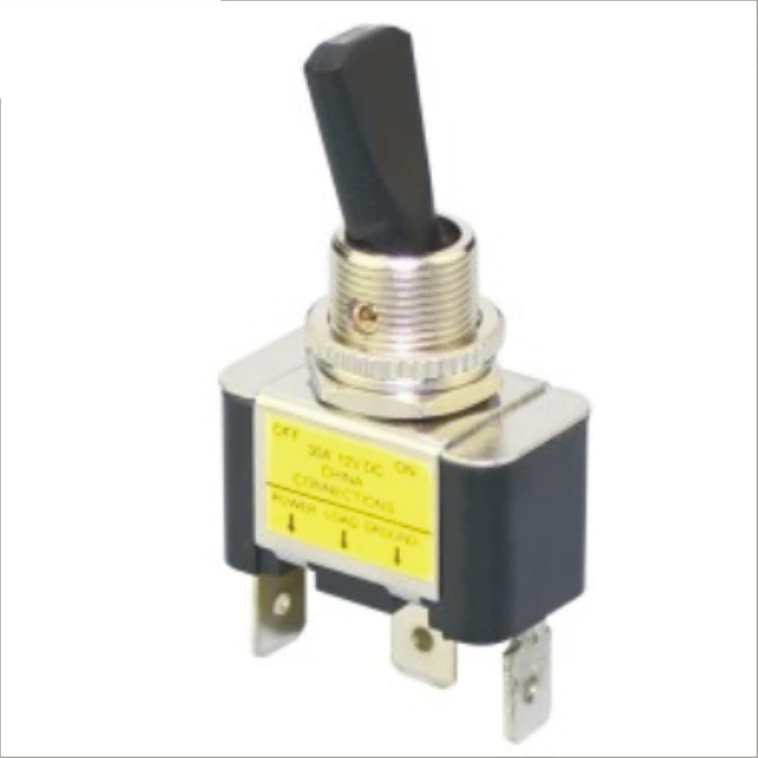 30A 12VDC LED Toggle Switch Automotive ON Off 2 Position 3Pin for Car Truck Boat ATV 1Pcs (Color : Yello LED)