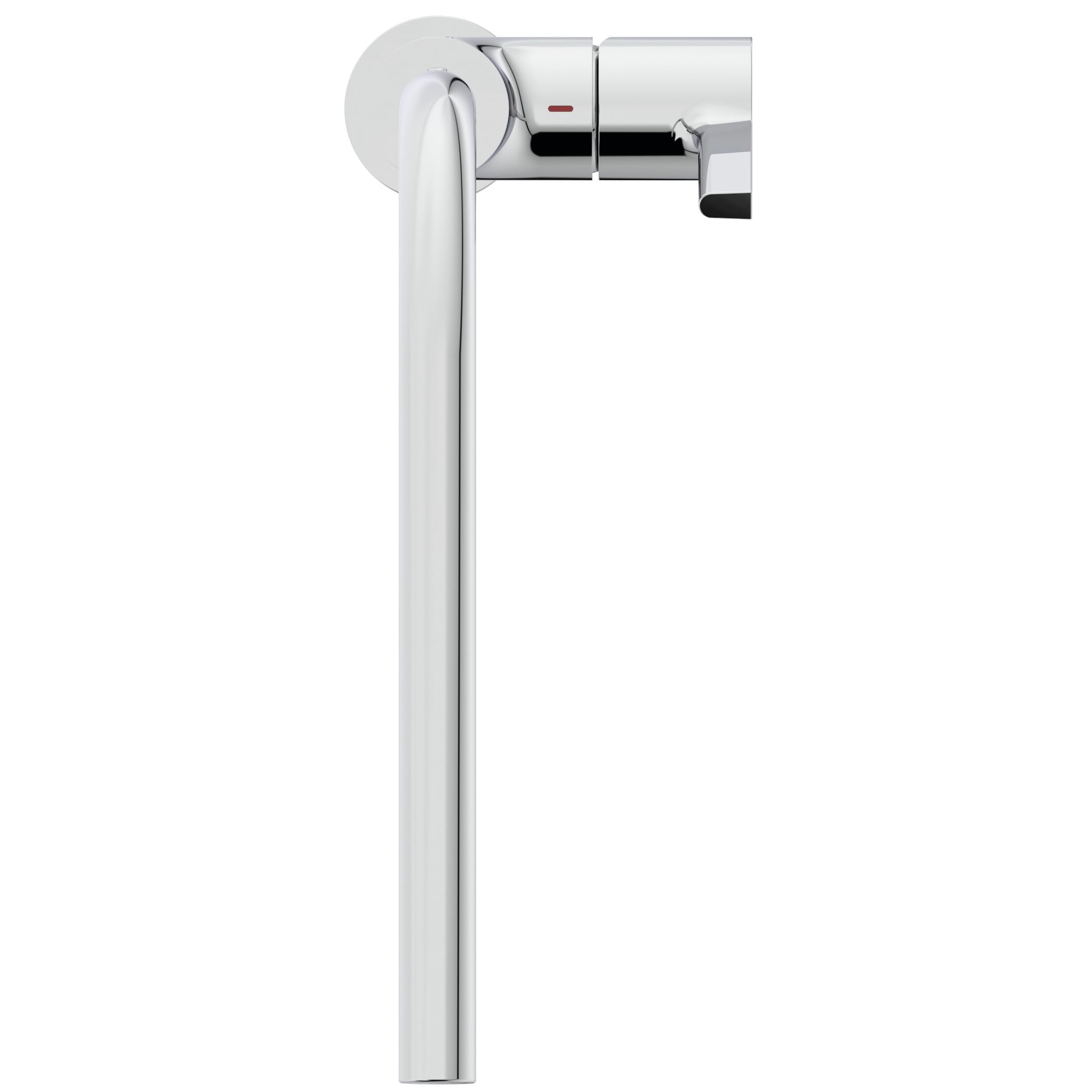 Ideal Standard – Gusto Monomando de cocina, Caño redondo en L, con cartucho FirmaFlow, caño giratorio 360°, fácil de instalar con fijación EasyFix+, Cromo