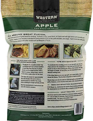 Ultimate Western Bbq Smoking Wood Chips Variety Pack Bundle (3)- Apple, Pecan, And Cherry Flavors #TOP6