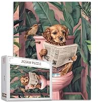 Puzzle de 1 000 pièces de girafe de bureau pour adultes – Puzzle abstrait d' art portrait coloré pour décoration de la maison, cadeaux, puzzle familial parfait pour les soirées de jeu, 50,8