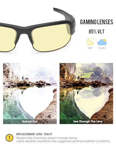 Image of BLAZERBUCK Polycarbonate Replacement Lenses for BOSE Tempo Sunglasses
