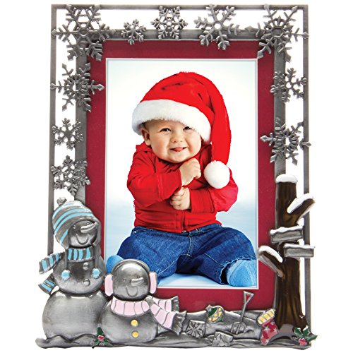 Neil Enterprises Inc. en étain d'hiver de Noël Cadre photo