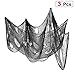 Produktbild VOSAREA 3 Stück gruselige Halloween-Party-Dekorationen Supplies gruselig Halloween Stoff Stoff Stoff Türaufhängung, 76,2 x 182,9 cm, schwarz, Baumwollgarn, Schwarz, 3(0.76x1.83m)
