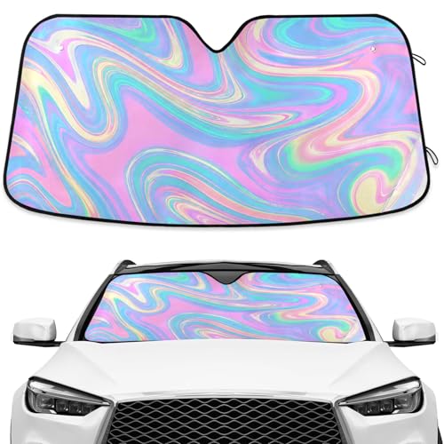 Iridescent Windshield Sun Shade Car Windshield Sun Shade Iridescent Sun Shade Car Windshield Blocks...