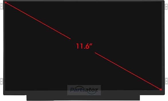 Replacement 11.6 HD 1366x768 Touch LCD Screen Panel LED Display eDp 40 Pin B116XTK01.0 B116XAK01.1 B116XAK01.2 for Lenovo for Dell for HP for Acer (NOT for C736T 100e Gen 4 Touch)