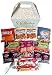 Happy Birthday Care Package features fun birthday candles graphic Gift Box stuffed with savory snacks and sweet candy treats, the perfect gift for your college student, military, or co-worker