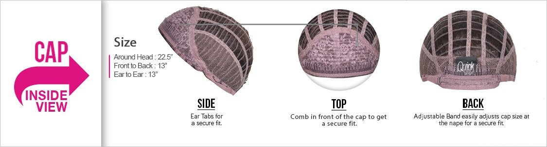 Outre Synthetic Hair Half Wig Quick Weave Bonita (4)