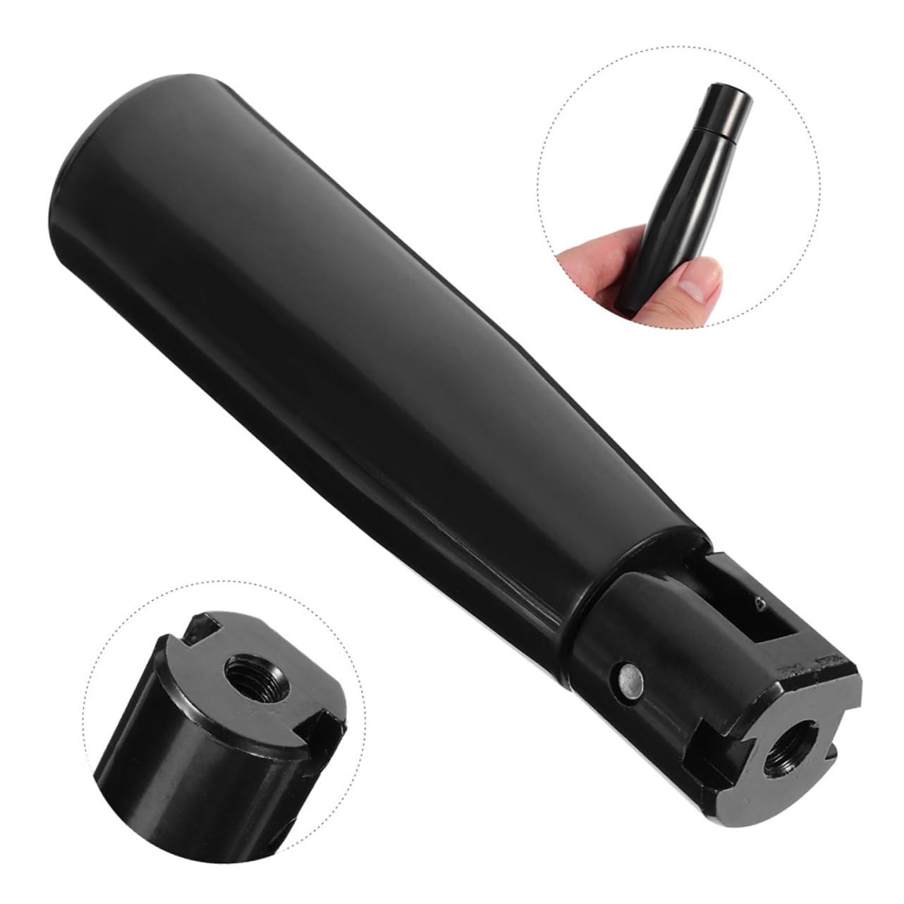 KICHOUSE 2pcs Machine Tool Folding Handle Rotary Handle Handwheel Handle Grip Revolving Hand Wheel Grip Rotating Handles Jigs Handwheel Revolving Handle Replacement Crank Handle Bakelite