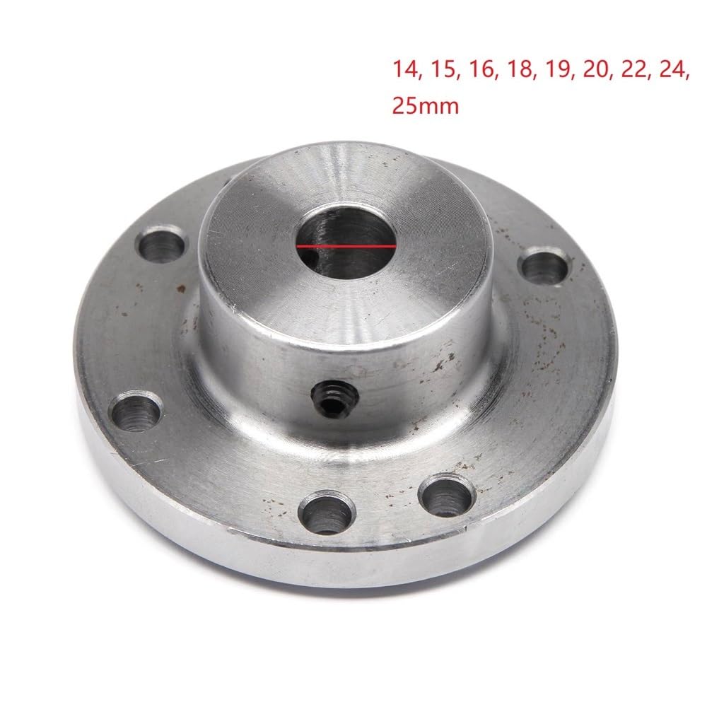 Placa Trasera Brida 14/15/16/18/19/20/22/24/25 Mm K11-100, 1 Unidad | Base, adaptador del mandril del husillo del motor, conector de brida, ajuste K12-100 K72-100(15mm)