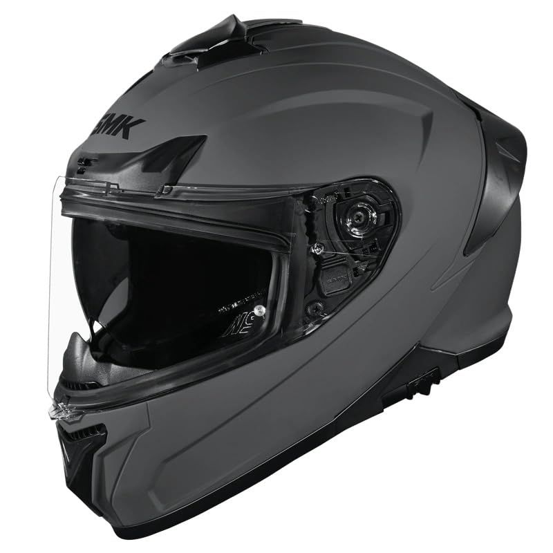 Image of SMK Typhoon Full Face Dual Visor Helmet, ISI DOT ECE 22.06 Certified, Safety Motorcycle Headgear