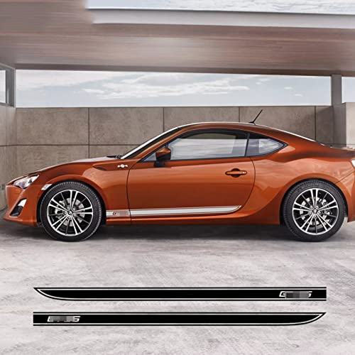 Etiqueta engomada de la Falda Lateral de la Puerta del Coche calcomanías de Vinilo para decoración del Cuerpo del Coche Accesorios Exteriores, para Toyota-86 GT Racing Sport Stripes Cover