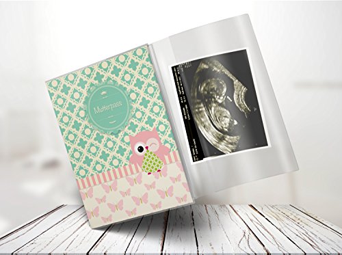 Madre Pass cellulare 3 pezzi Gufo & farfalla