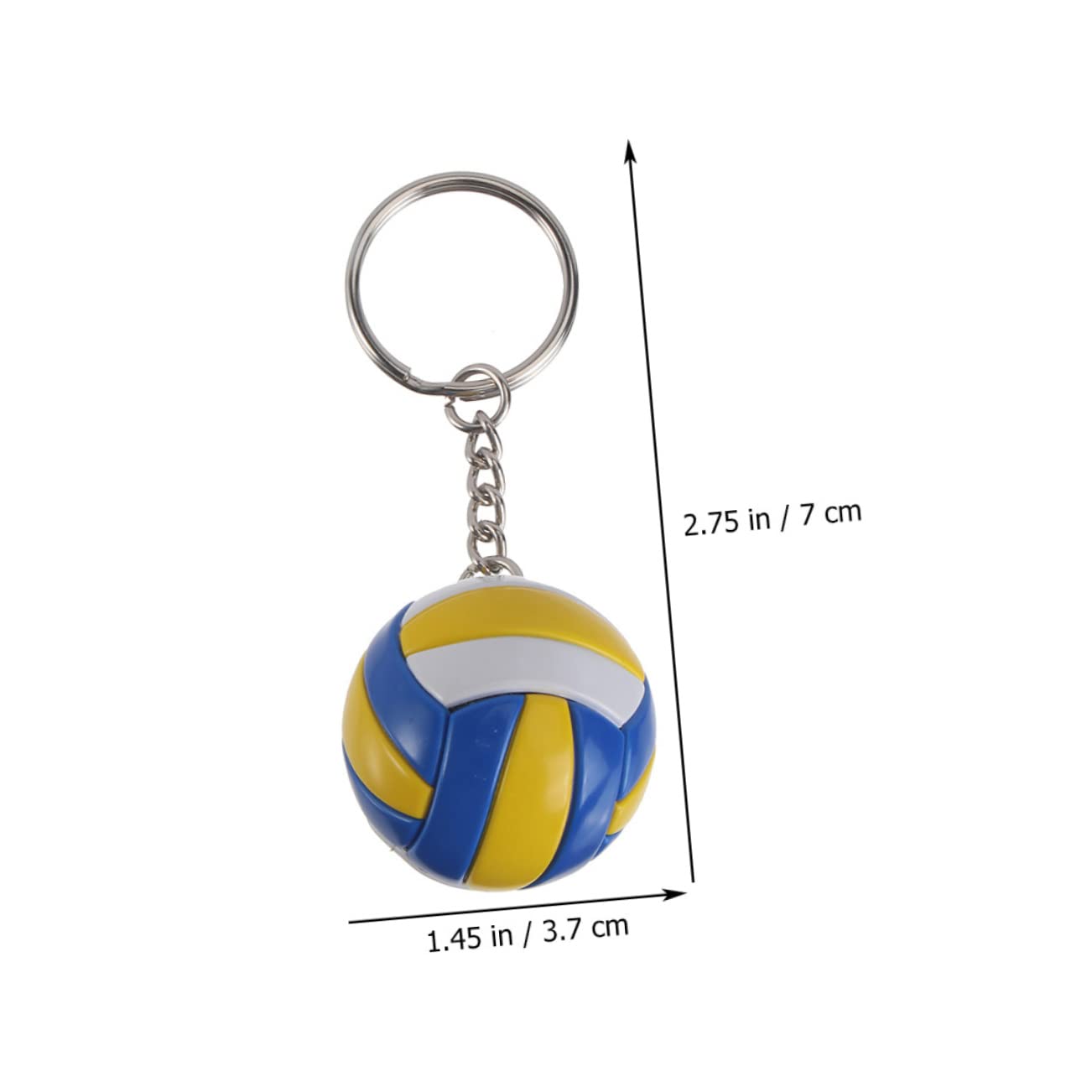 16 pezzi Portachiavi Pallavolo Design Sportivo Multifunzione Decorativo e Portatile per e Appassionati Pallavolo