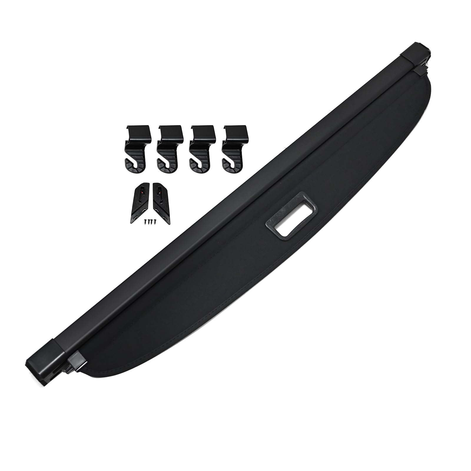 Hutablage Kofferraumabdeckung Laderaumabdeckung Gepäckraumabdeckung Abdeckrollo Schwarz Kompatibel mit Ford Kuga MK3 III DFK ab 2019