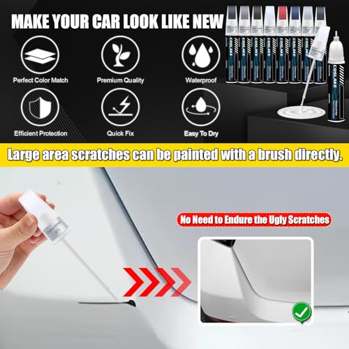 Touch Up Paint(Hot Pepper Red Metallic Tinted Clearcoat(EA/M7403A) for Ford by COSLAKE - Used condition - Image 4
