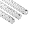 ZZTX Ruler Metal Straight Edge Stainless Steel Ruler 16 Inch Ruler Set Rulers Bulk 1 Pack