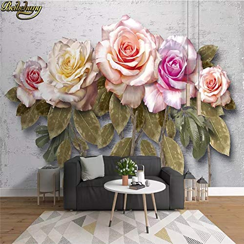 Avikalp Exclusive AWZ0334 3D Wallpaper Vintage Boutique Flower Rose