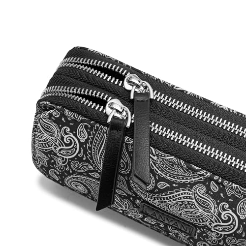 Image of Lanyani RFID Crossbody Wallet Wristlet Purse with Phone Pocket For Women Vegan Leather