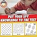 BLOONSY Spy Kit for Kids Detective Fingerprint Toys for 6 7 8 9 10 11 12 Year Old Boys Girls Secret Agent Investigation Science Set