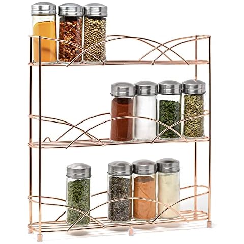 joeji's Kitchen Free Standing Spice Rack Organiser Cover