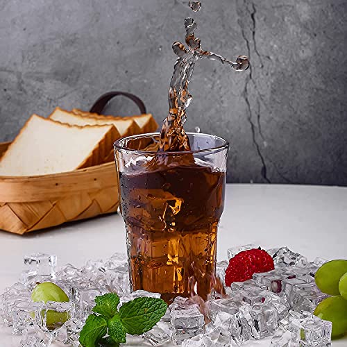 Image of 300ml Clear Glass Tumbler, Highball Drinking Glasses for Cocktails, Juices, Milkshakes (1, 300ML)