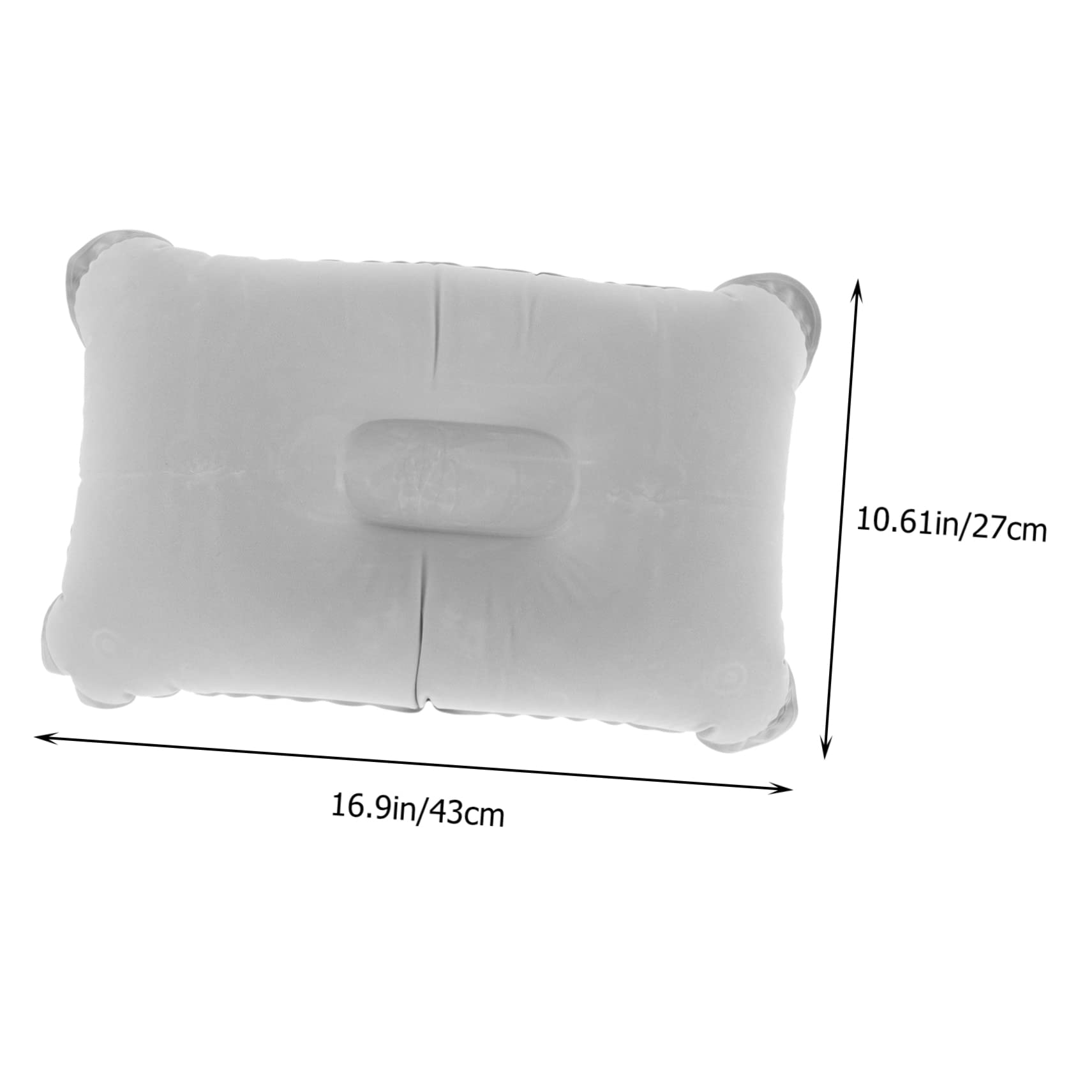Parliky Travel Pillow Inflatable Camp Pillow Ergonomic Design Perfect for Camping Beach Airplane Home Office