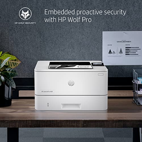 HP LaserJet Pro 4001dne Black & White Printer with HP+ Smart Office