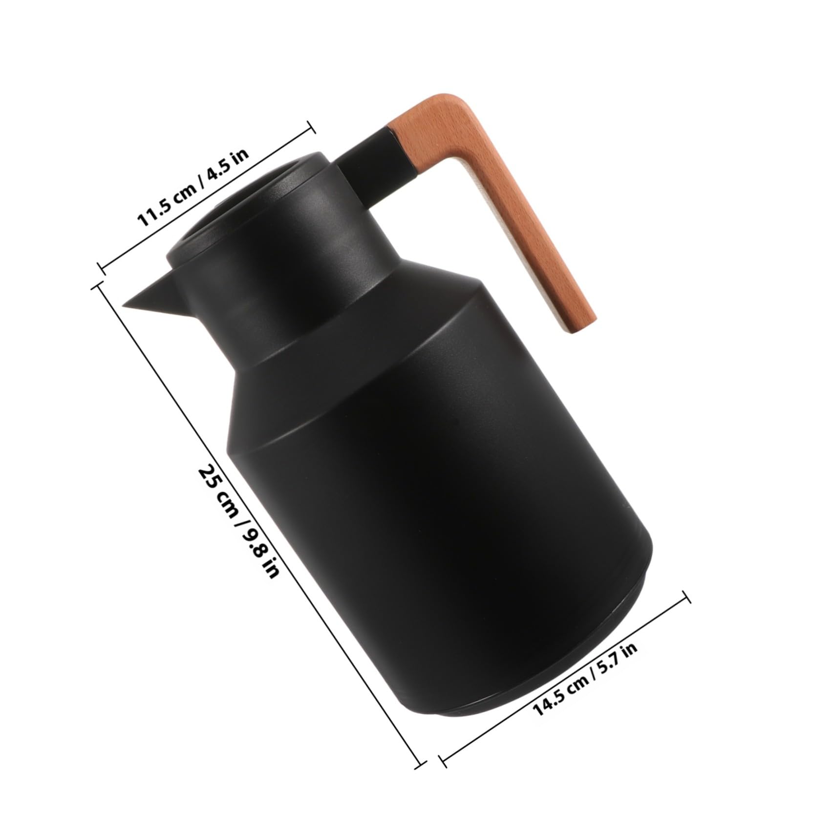 Bouilloire Thermique Verre avec Isolation Sous Vide Maintien Chaud Longue Durée pour Maison et Bureau Design Léger et Compact Usage pour Eau Thé et Café
