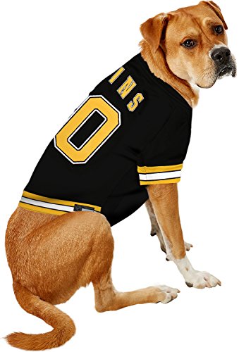 Image of NHL Boston Bruins Jersey for Dogs & Cats, X-Small. - Let Your Pet be a Real NHL Fan!