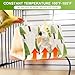 GIFANK Winter Warm Heated Bird Nest House Thermostatically Bird Warmer Hanging Bird Hammock Parakeet Nest Sleeping Bed Plush Fluffy Birds Hut for Budgies, Parakeets, Lovebirds,Cockatiels