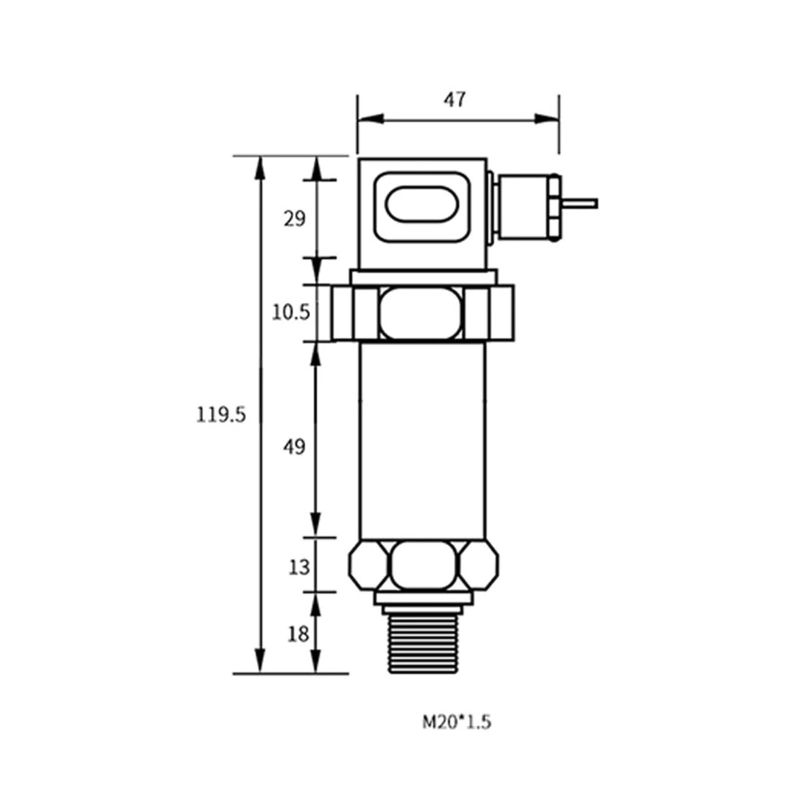 Transmisor de presión de Aire for Gas Combustible G1/4 24V 4-20mA 0-10V 0-600bar Sensor transductor de presión de Acero Inoxidable Opcional(0.5-4.5vout 5v Power)