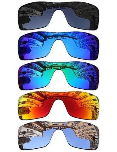 Image of Set of 5 Lenses Replacement for Oakley Batwolf OO9101 Sunglass Combo Pack