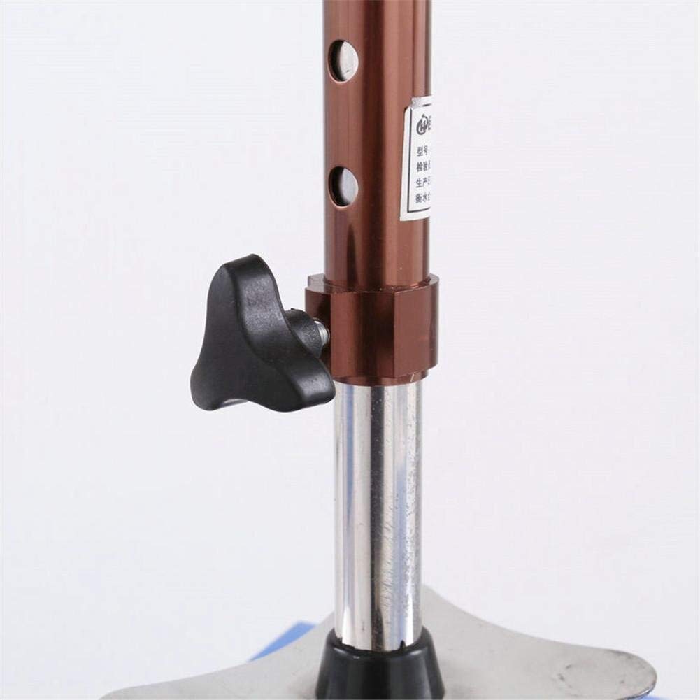 Andador para ancianos, Rollator Mobility Walker, Bastón for caminar -con pequeña base de 4 piernas -stick sencillo de caminata sencillo -anti -esquidenina de acero inoxidable de acero inoxidable de ac