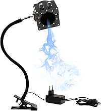 Treedix Lötrauchabsorber, Lötdampf-Absaugventilator mit Dimmbarem LED-Licht und Saugkraft, 15 Aktivkohlefilter für Löten, Schweißen, Holzverbrennung und Hartlöten(schwarz)