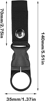 Draagbare Waterfles Gesp | Nylon Fles Gesp Clip Karabijnhaak Draagbaar | Minerale Flessenhouder Sleutelhanger Strap Voor Camping, Bergbeklimmen