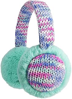 Zeltauto Kids Earmuffs Knit Ear Warmer Winter Warm Plush Ear Muffs for Girls and Boys