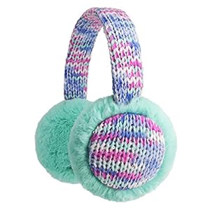 Zeltauto Kids Earmuffs Knit Ear Warmer Winter Warm Plush Ear Muffs for Girls and Boys