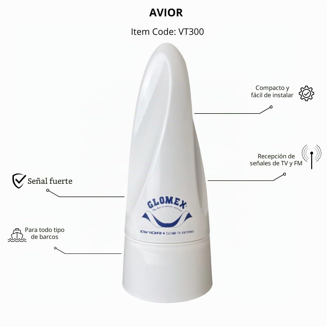 AVIOR - TV-FM - 24,5DB 100X210MM