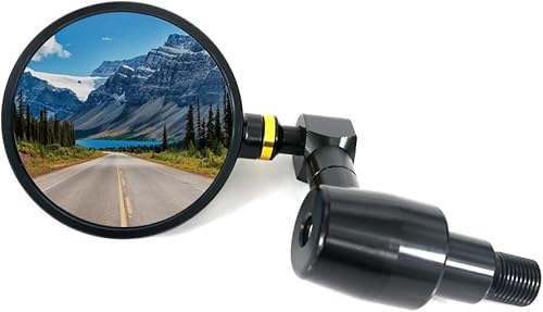 Vista 11 de Xitomer Compatible con espejo retrovisor MT-07 FZ-07 para MT-09 FZ-09 para MT-07 FZ07 FZ6 Fazer XSR700 XSR 900 (negro y rojo) Rojo