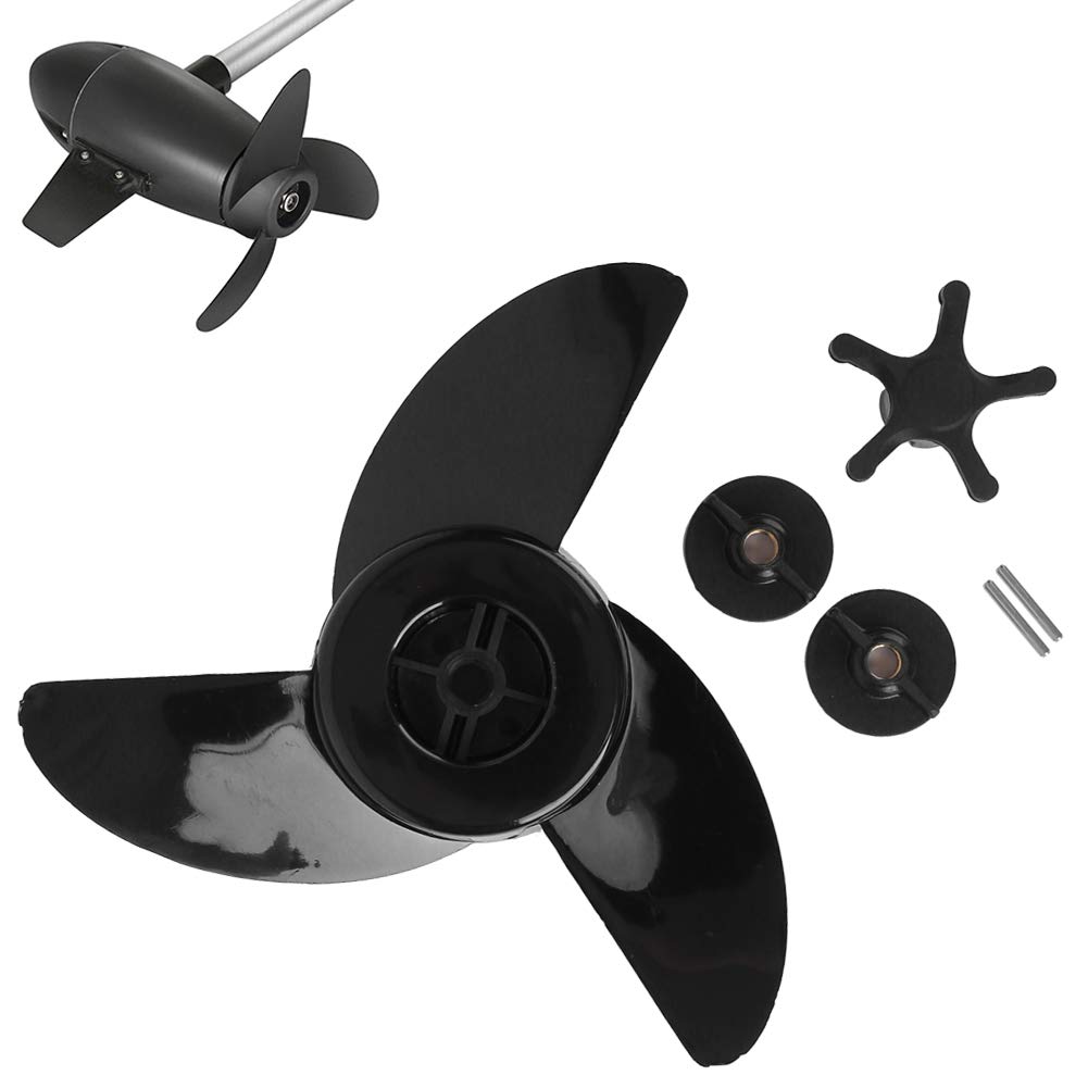 VGEBY Elica elettrica, elica per Barca elettrica ad Alta efficienza QP05013A Eliche per Barche a Motore Marine 3 Pale Motore Elettrico per Motori fuoribordo per Haibo T54
