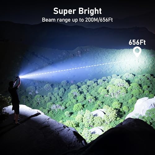 Taschenlampe LED/UV Aufladbar 2 in 1, Laitver 2000L Superhell Taschenlampen 395nm Mini Schwarzlicht 6 Modi, Zoombar Lange Akkulaufzeit Wasserdischt, für Beleuchtung & Erkennung von Tierurin