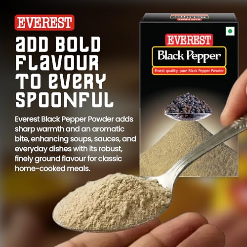 Image of Everest Black Pepper Powder, 100Grams, Pack Of 1