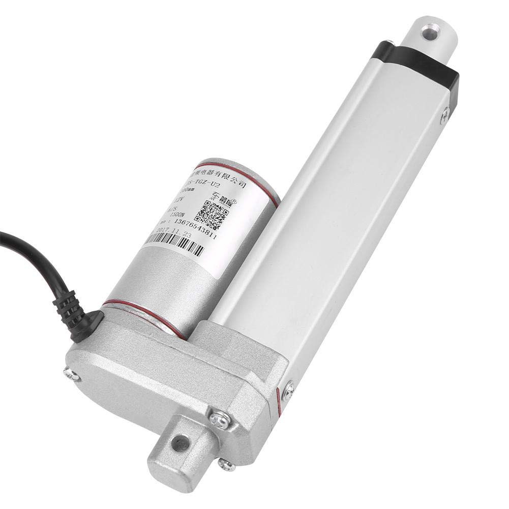 MAGT Linearantrieb, DC 12V Linear Actuator Motor Linearantrieb zum Antreiben von elektrischen Toren Automatische Fenster und andere Hausautomationsbaugruppen(100mm)